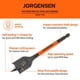 thumbnail image 2 of Juego de brocas tipo pala Jorgensen de acero al carbono de alto rendimiento, 2 of 8