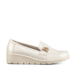 Mocasin Casual Mujer Charol Vintage Comodo Cuña Weide Jml10
