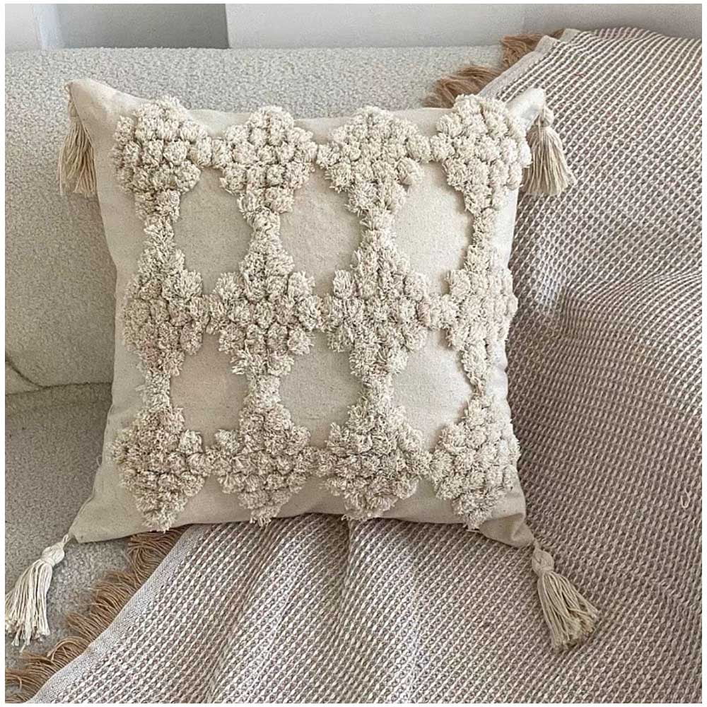 Genérico - Pack De Fundas De Cojin Decorativa Diseño Boho 45x45 Cm-18