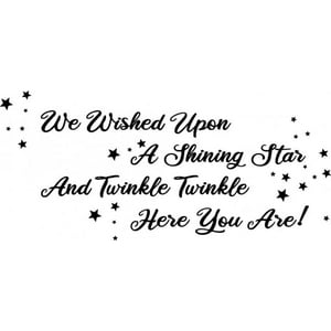 Rienda Libre Graphics - Decomural We Wished Upon A Star Nursery Ws-51245