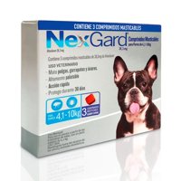 Nexgard - Antiparasitario Perros 4 A 10 Kg X 3 Comprimidos Masticables