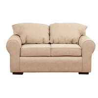 Muebles América - Sofá Moscú 2 Cuerpos Lino Sidelli Beige