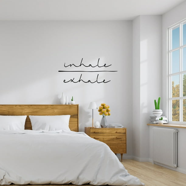 1pc Self Adhesive DIY Wallpaper For Living Room, Beauty Quote Vinyl Decals Wall Stickers For Bedroom Vinyl Mural Decal