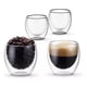 thumbnail image 1 of Taza Cafe 4 Vasos Vidrio Mug Doble Pared Térmica Reforzada, 1 of 8