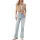 thumbnail image 2 of INSPIRE CHIC Chaquetas de Mezclilla Cortas con Mangas Cortas para Mujer de Regreso a Clases, Chaqueta de Jean Recortada con Botones, Caqui S, 2 of 6