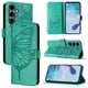 thumbnail image 5 of Funda cartera mariposa para Samsung Galaxy S25 Plus con soporte y ranuras para tarjetas Verde, 5 of 5