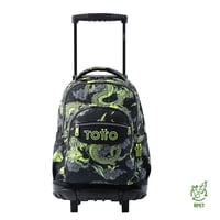 Totto - Mochila Escolar Con Ruedas Bomper Renglon Dragony