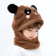thumbnail image 1 of Gorro Con Cuello Para Niño/a Diseño Osito, Invierno Talla M Chocolate, 1 of 3