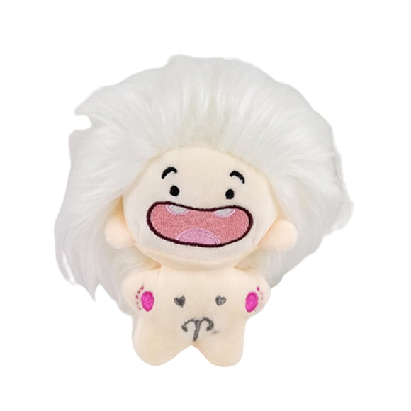 Linda Muñeca Decorativa De Dibujos Animados De Peluche Para Niños Y Niñas Cesta De Relleno Blanco