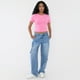 thumbnail image 4 of Polera Mujer Crop M/C Esencial Rosado Corona, 4 of 5