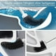 thumbnail image 4 of Escobilla de baño de silicona, soporte de silicona descontaminante resistente con mango extendido, ideal para esquinas y espacios pequeños entre el inodoro y la pared., 4 of 5