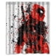 thumbnail image 1 of Cortina de ducha Deadpool con ganchos (60 x 72 pulgadas), 1 of 3