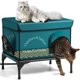 thumbnail image 1 of Casa para gatos con calefacción para gatos de fuera en invierno, 1 of 7