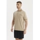 thumbnail image 2 of Polera Hombre Cuello Polo Jacquard Kaki, 2 of 4