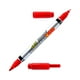 thumbnail image 4 of Marcador Permanente Doble Punta Fina Y Media 4 Unid rojo, 4 of 4