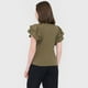 thumbnail image 2 of Polera Mujer Rib Vuelos Verde Corona, 2 of 5