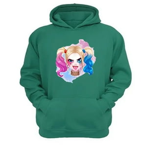 Genérico - Polerón Canguro Harley Verde Aguamarina Talla L Unisex