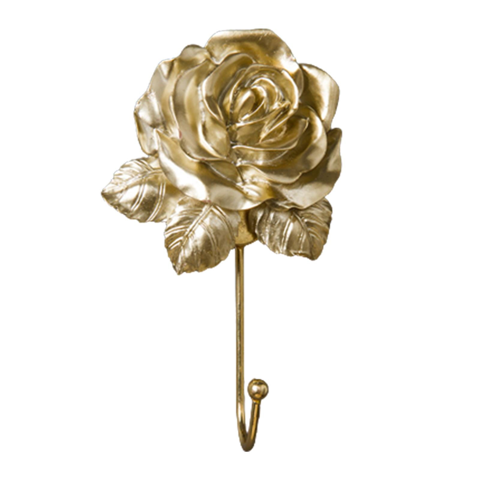 Bothyi - Gancho De Rosa Organizador Pastoral Moderno Colgador De Puerta Europeo Para Bolso Toalla De Oro