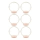 thumbnail image 2 of 6x Central Floral Hoop Piece Con Wood Stand Wedding Wedding For Party Festival Dia 15cm, 2 of 5