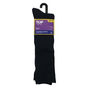 Top - Calcetines Largos Niña Algodón Pack 5 Escolar C1