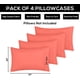 thumbnail image 3 of Fundas de almohada Utopia Bedding Queen Pack 4, microfibra suave, 3 of 7