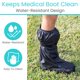 thumbnail image 2 of Funda impermeable para botas Walker Vive, para uso médico y ortopédico, 2 of 9