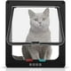 thumbnail image 1 of Puerta para gatos con cierre magnético de 4 vías para perros grandes, 23,5 x 25 x 5,4 cm, fácil de instalar con marco telescópico., 1 of 5