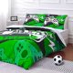 thumbnail image 3 of Boys -Gamer- Duve-t Cover- Set 3 Pieces T-win G-ame Pl-ayer W-hite Bedd-ing Sets- with 1- Duvet- Cover 2 Pillowcases, 3 of 5