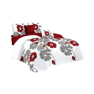 Genérico - Cubrecama Quilt Verano King + 2 Fundas Almohada D14