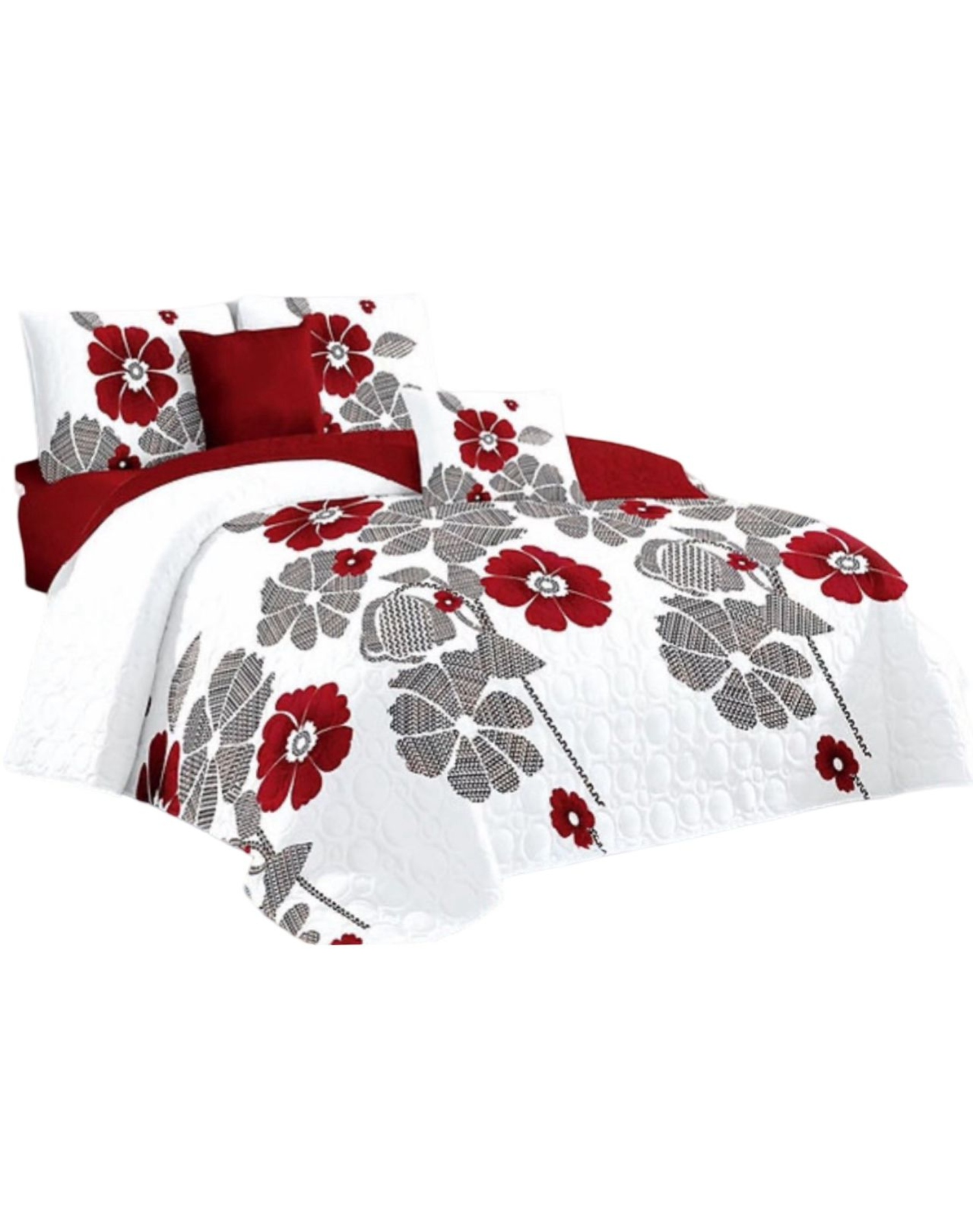 Genérico - Quilt Verano King Super K + Fundas Almohada D14