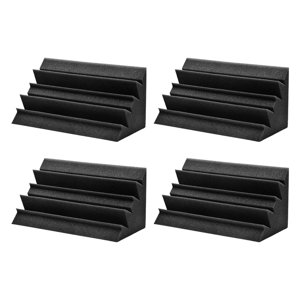 Magideal - Suministros De Rincón De Rincón De Espuma Acústica 4X Paneles De Pared De Absorción Acústica Bloques De Espuma De Graves Para Estudios Grabación De , 30 Cm