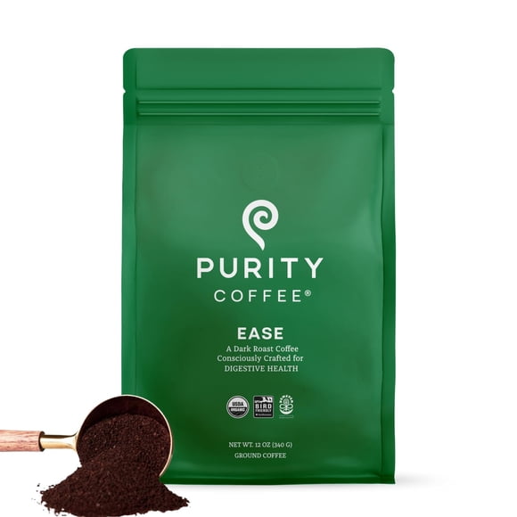 Café PURITY COFFEE EASE, tostado oscuro, bajo contenido de ácido, 355 ml