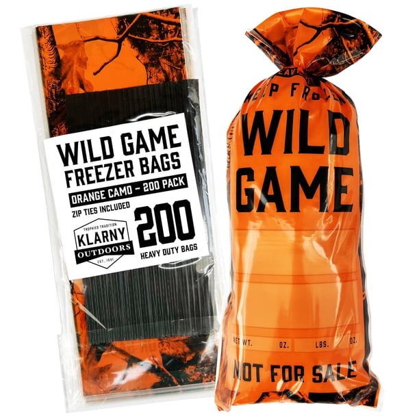 Bolsas para Almacenamiento de Alimentos Klarny Outdoors 680 g Naranja Blaze 200 unidades