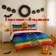 thumbnail image 1 of 3pcs Chakra System Illustration Printed Bedding Set Soft Duvet Cover with 2 Pillowcases All Season Comfort, 1 of 5