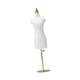 thumbnail image 2 of Vestido De Mu?eca Forma De Costura De Estante Mannequín Para Escaparate De Dise?o De Disfraces Mostrando M Y Gold Base, 2 of 5