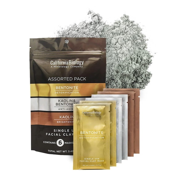 Clay Mask California Biology Variety Pack, 6 sobres