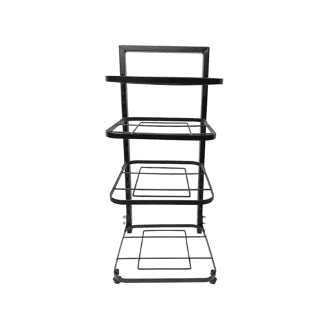 Importclick - Estante Organizador Modular Ollas Sartenes Cocina Multiuso Negro