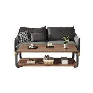 Mesa De Centro Rectangular 2 Niveles 120X60X43Cm Lubabycas