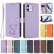 thumbnail image 3 of iPhone 12/12 Pro Funda Billetera con Estampado de Gato, Lila Claro, 3 of 6