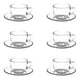 thumbnail image 1 of Set de 6 Tazas Vidrio Con Platillo 85cc Cafe Té, 1 of 2