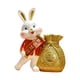 thumbnail image 1 of Florero De Resina Estatua De Conejo Florero En Forma De Bolsa De Dinero Para La Decoración De La Boda Rojo, 1 of 3