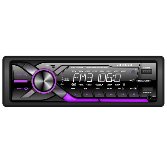 Radio Auto 1 Din Bluetooth Mp3 USB App Music Aw-3269bt