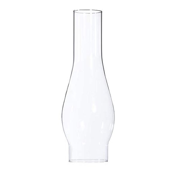 Chimenea de vidrio transparente B&P Lamp de 6.7 cm x 25.4 cm para Rayo