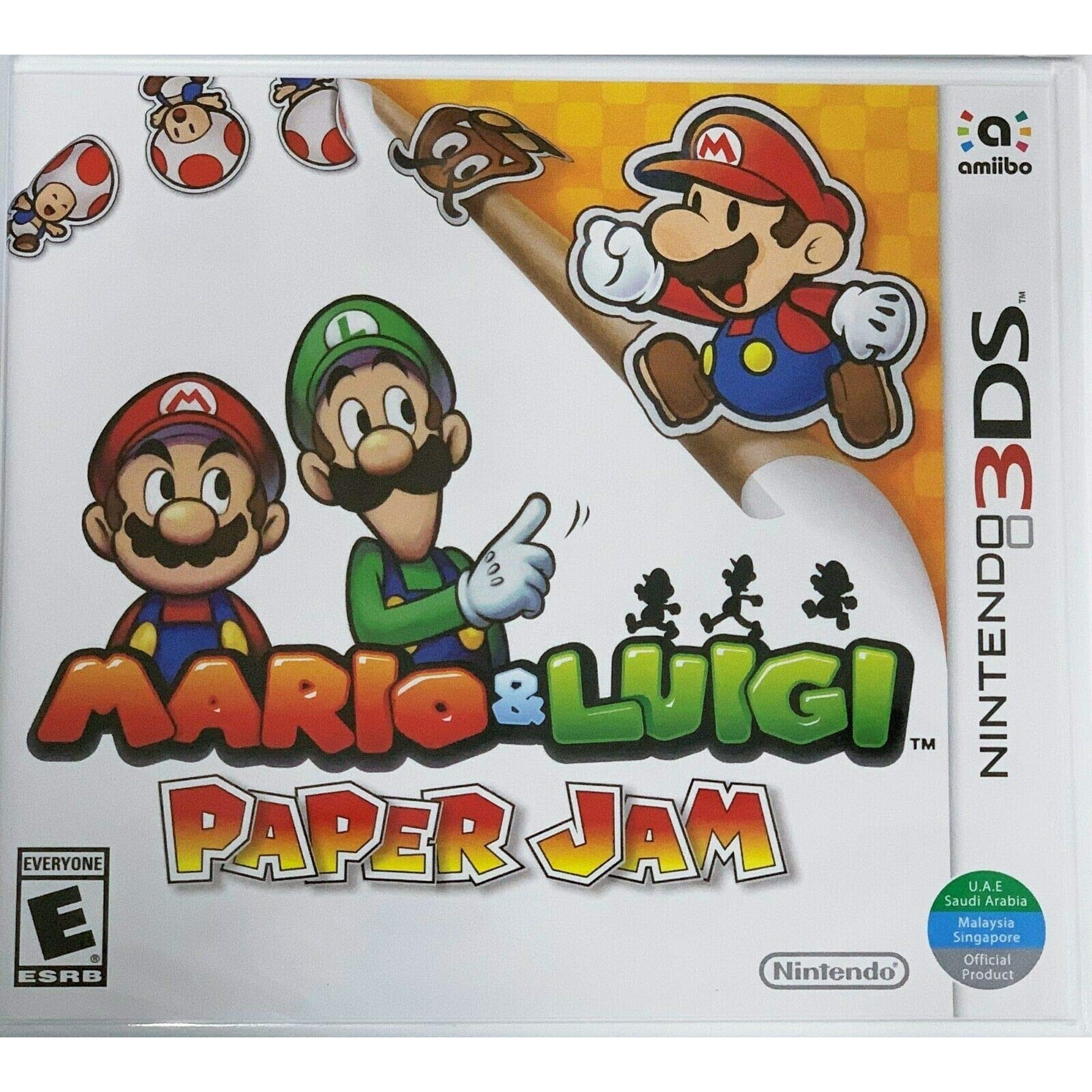 Juego 3ds Mario Luigi Paper Jam Edición Mundial | Lider