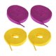 thumbnail image 3 of 2 Pares De Cordones De Repuesto Para Patines, Cuerdas Para Patinaje Sobre Ruedas, Morado Y Amarillo, 3 of 5