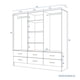 thumbnail image 5 of Clóset Maipo 6 Puertas 6 Cajones Cerezo, 5 of 8