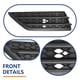 thumbnail image 5 of Cubierta de Luz Antiniebla BXZ para Honda Pilot 2016-2018 Negro, 5 of 7