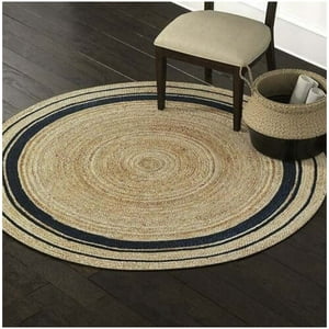 Wyj Hogar - Alfombra Redonda Yute Delhi 120Cm-01