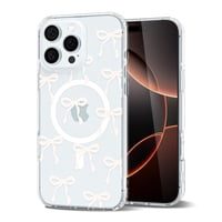 Funda De Teléfono Svanove Para Iphone 16 Pro Clear Bow Beige