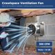 thumbnail image 2 of Ventilador Crawlspace ALORAIR 300CFM con humidistato de 34 W, 2 of 7